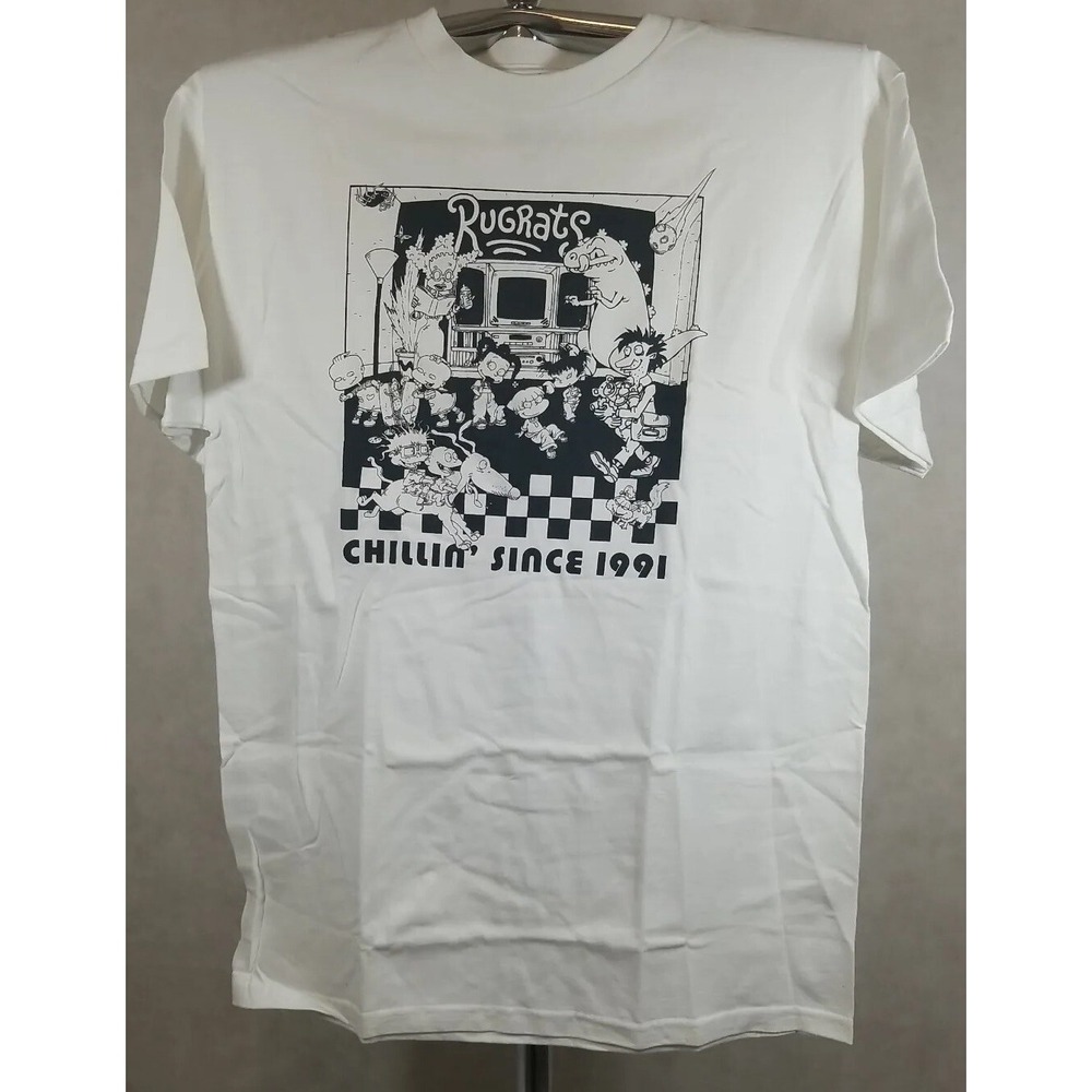 Nickelodeon Rugrats Mens‎ Size Medium Shirt T-Shirt Cartoon Graphic Print NWOT